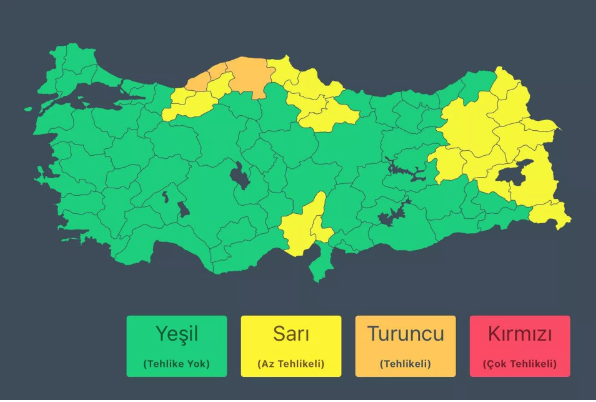 Foto - Geliyor gelmekte olan! AFAD'dan 23 şehre jet hızında uyarı