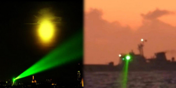 'Gemiden lazer ışınıyla saldırı düzenlendi' iddiası! Bölgede gerilim: Mürettebatı geçici olarak kör ettiler