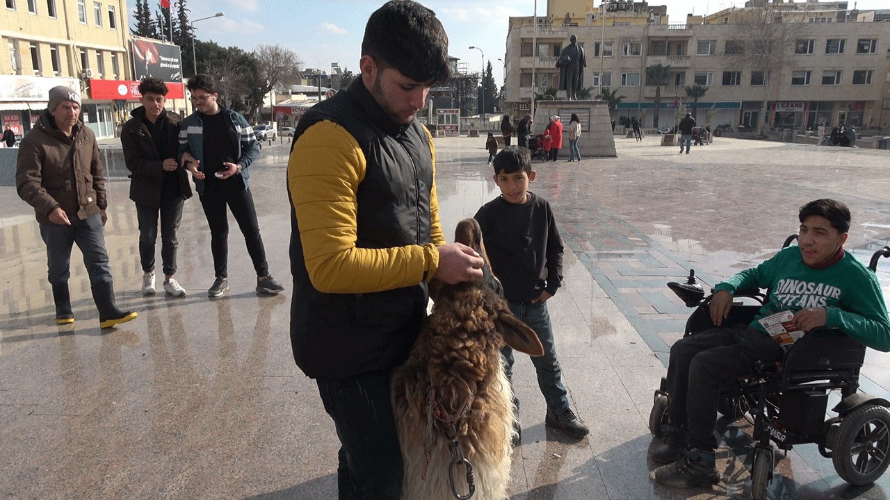 Foto - Genç adam ve en yakın arkadaşı görenleri gülümsetti
