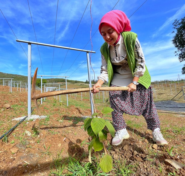 Foto - Gençlere örnek olacak girişim! 19 yaşında çiftçiliğe adım attı! 
