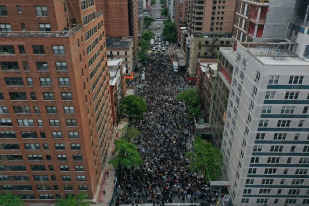 George Floyd ölüm yıl dönümünde unutulmadı