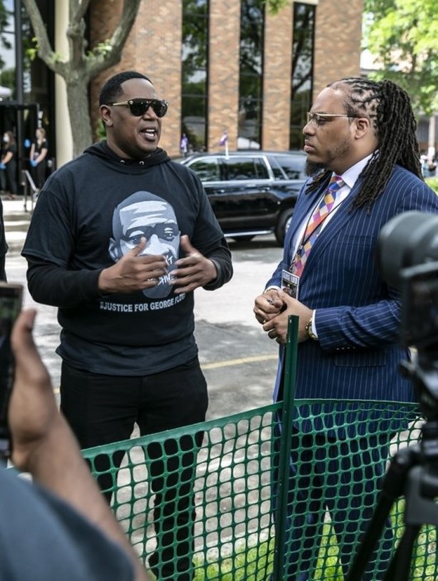 Foto - George Floyd'un cenazesinde dikkat çeken 8 dakika 46 saniye detayı 