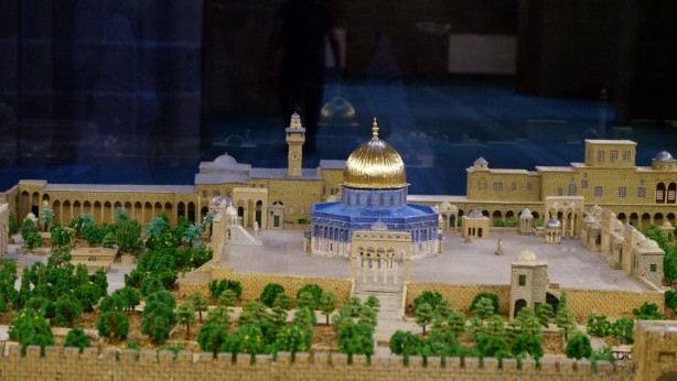 Foto - Gerçeğine yakın olsun diye bakın ne yapmış! Türk sanatçıdan müthiş Mescid-i Aksa eseri