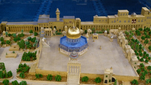 Foto - Gerçeğine yakın olsun diye bakın ne yapmış! Türk sanatçıdan müthiş Mescid-i Aksa eseri