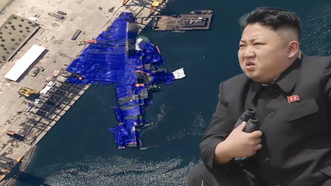 Foto - Gerçekten akıl alır gibi değil! 5 bin tonluk yerli üretim savaş gemisi, denize indirme töreninde herkesin gözü önünde düştü