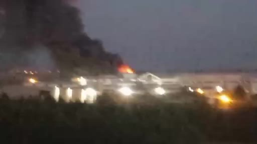 Geri dönüşüm fabrikasında yangın