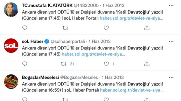 Foto - Gezicilerden şikayetçi değilmiş! "Sen katil misin, Davutoğlu?"