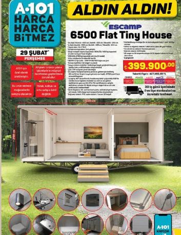 Foto - Gıda ve temizlik ürünleri derken A101, ev satmaya başladı