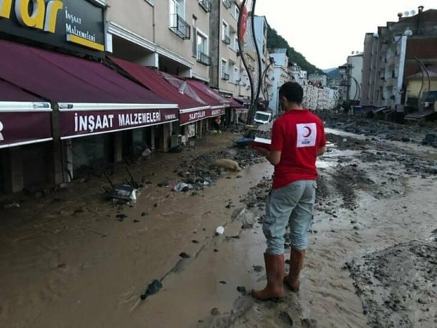 Foto - Giresun'daki sel felaketinin boyutları gün ağarınca ortaya çıktı