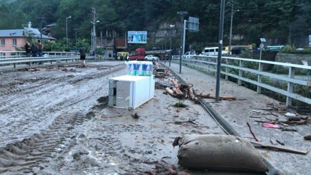 Foto - Giresun'daki sel felaketinin boyutları gün ağarınca ortaya çıktı