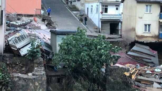 Foto - Giresun'daki sel felaketinin boyutları gün ağarınca ortaya çıktı
