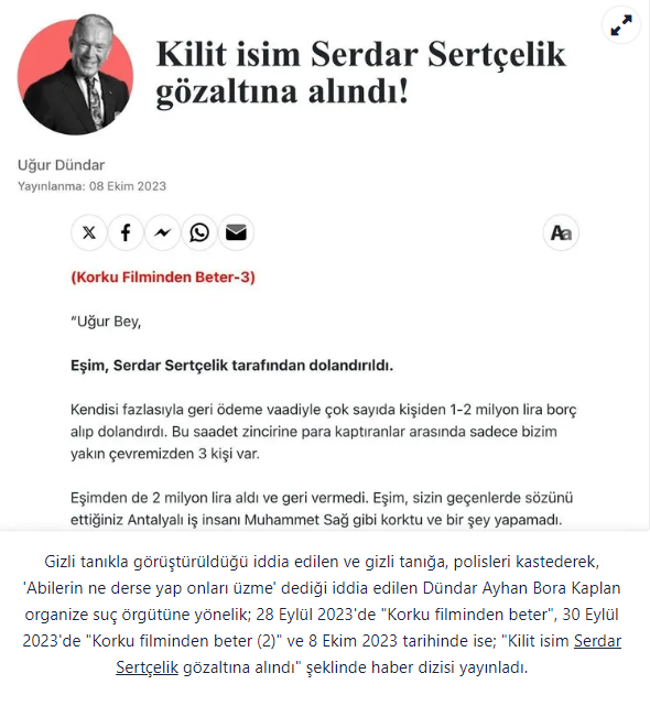 Foto - Gizli tanığın kaçışını bir komiser organize etti! Uğur Dündar bu işin neresinde?