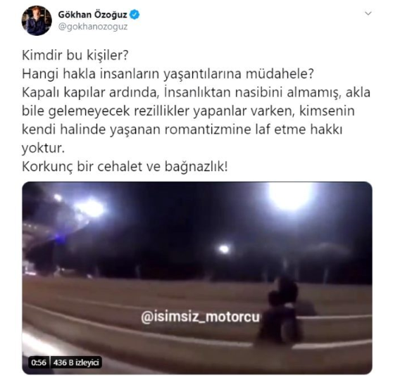 Foto - Gökhan Özoğuz sokak ortasındaki edepsizliği böyle savundu! Sosyal medya ayağa kalktı