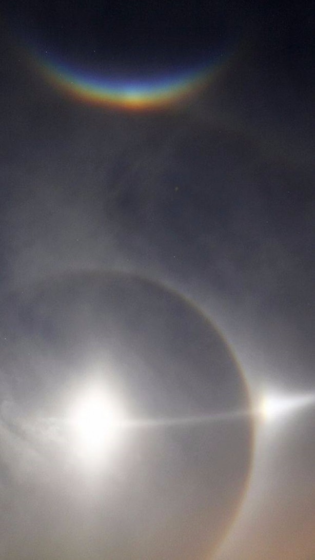 Foto - Gökyüzünde gizemli görüntüler