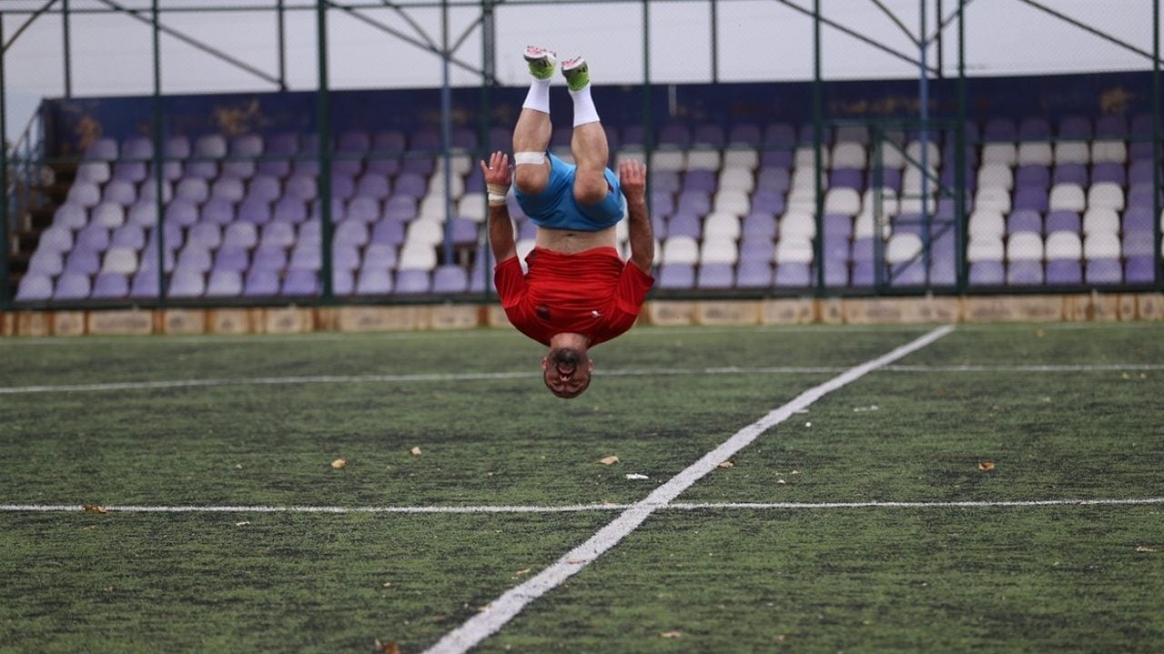 Gol sevinciyle ilgi odağı olmuştu! Şimdi Guinness rekoru kırmayı hedefliyor