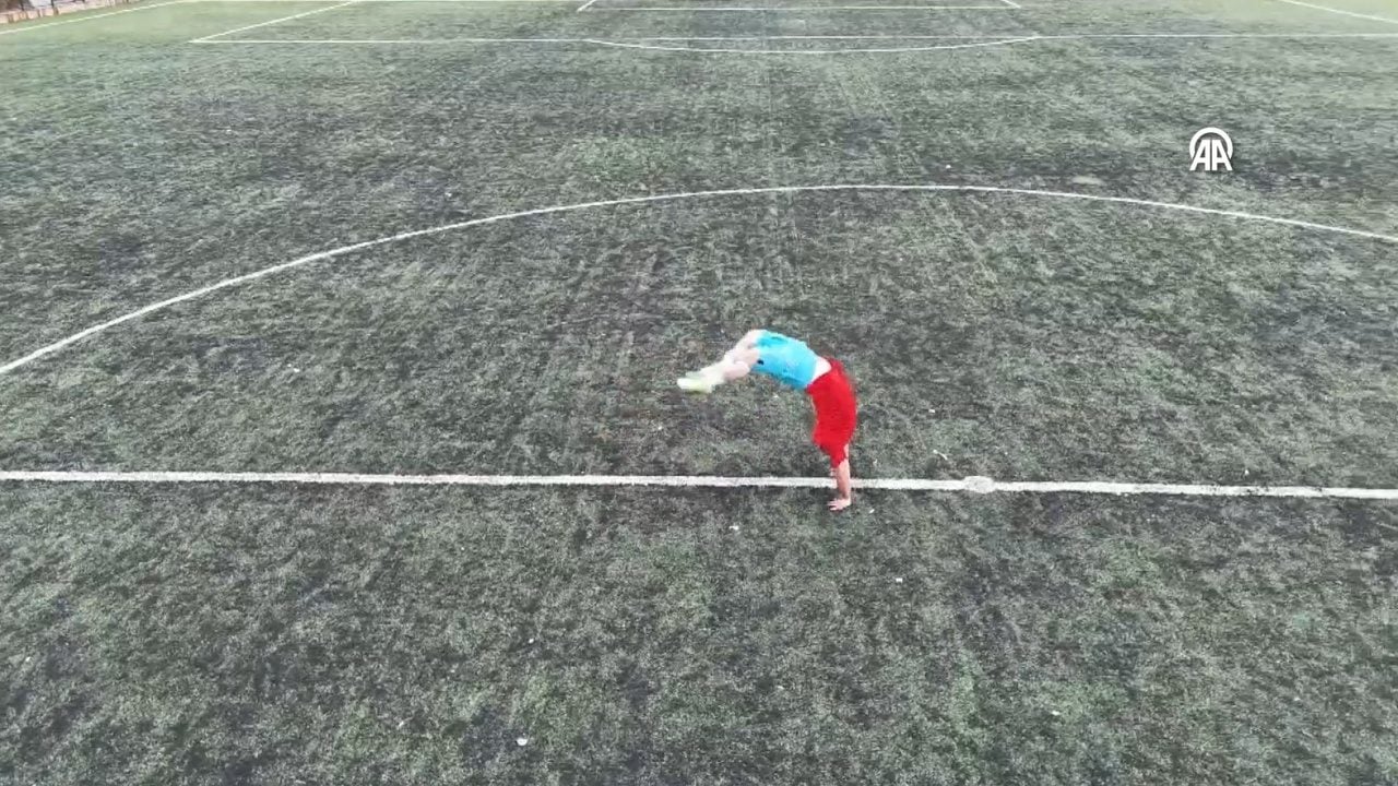 Foto - Gol sevinciyle ilgi odağı olmuştu! Şimdi Guinness rekoru kırmayı hedefliyor