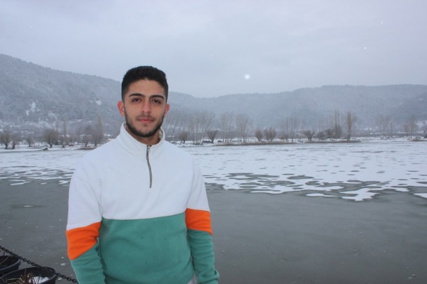 Foto - Gölcük Gölü buz tuttu