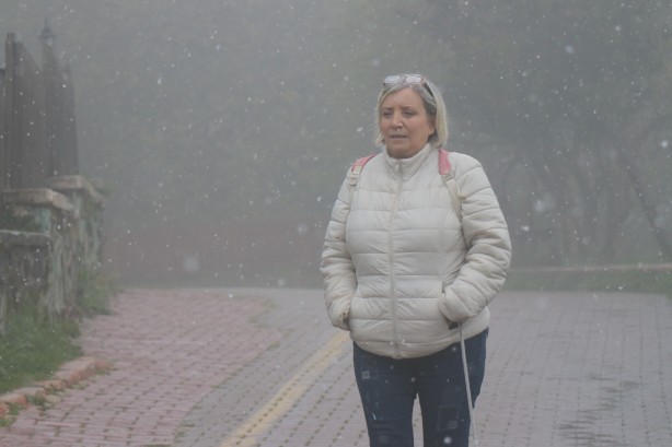 Foto - Gölcük Tabiat Parkı'nda Nisan ayında kar sürprizi