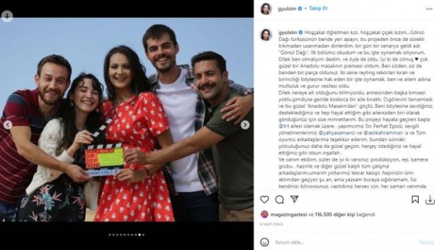 Foto - Gönül Dağı hayranları göz yaşlarını tutamadı! Finalin ardından böyle veda etti