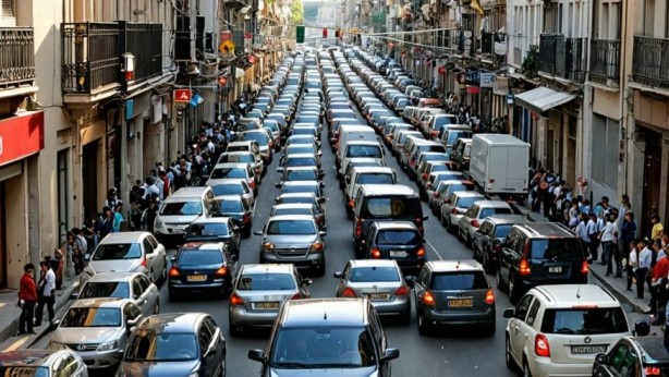 Foto - Google Haritalar’daki hata trafiği felç etti