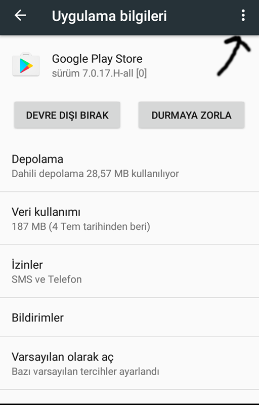 Foto - Google Play Store İngilizce oldu nasıl düzeltirim?