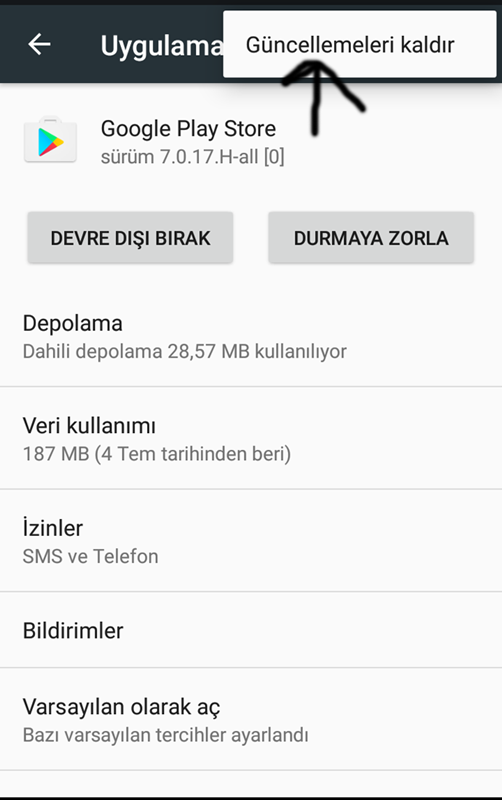 Foto - Google Play Store İngilizce oldu nasıl düzeltirim?