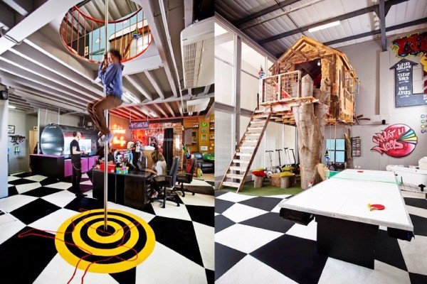 Foto - Google'ın tasarım harikası ofisleri