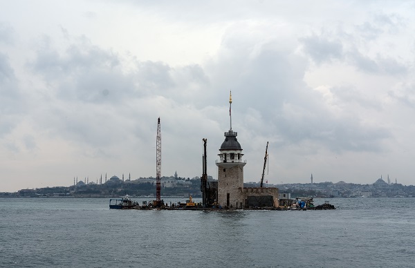 Foto - Gören dönüp tekrar bakıyor! Kız Kulesi'nin son hali hayran bıraktı