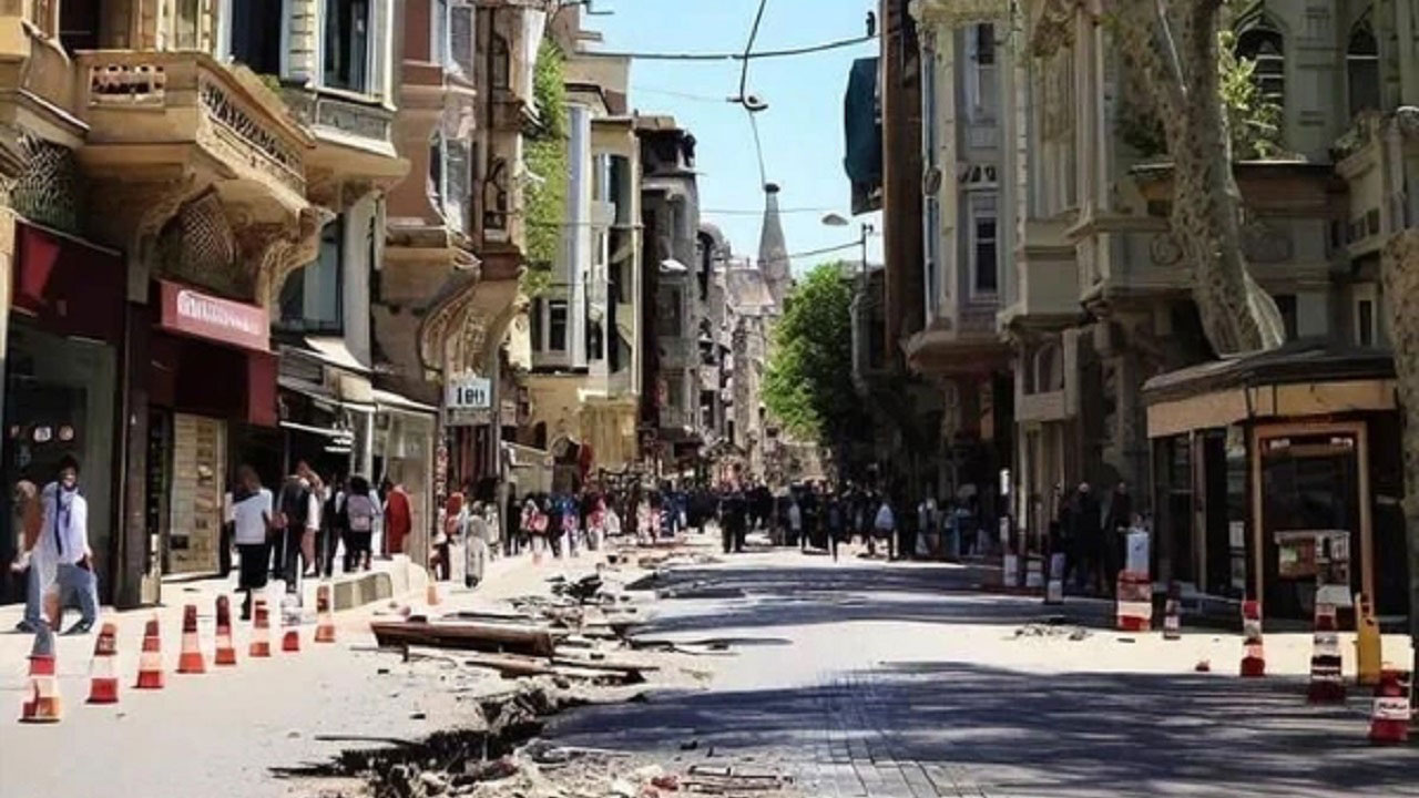 Foto - Görenler dehşete kapıldı! Yapay zekadan İstanbul depremi için ürkütücü çizimler