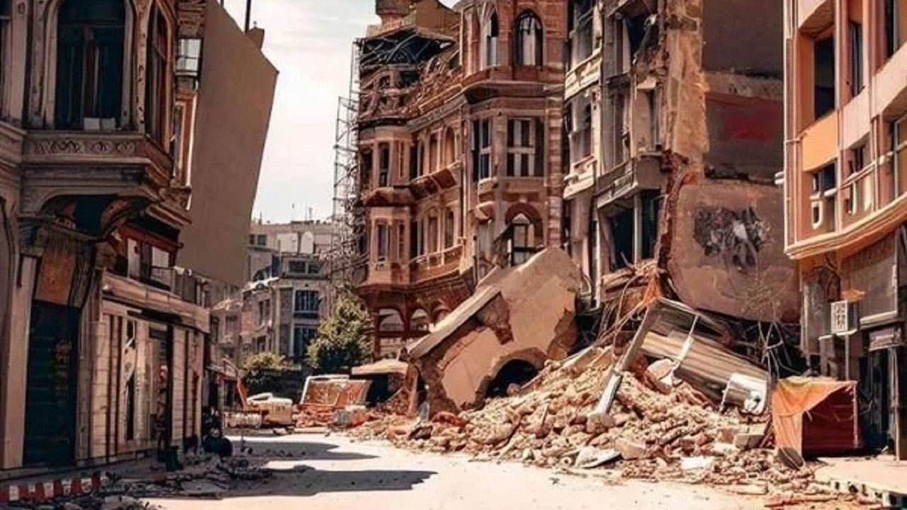 Foto - Görenler dehşete kapıldı! Yapay zekadan İstanbul depremi için ürkütücü çizimler