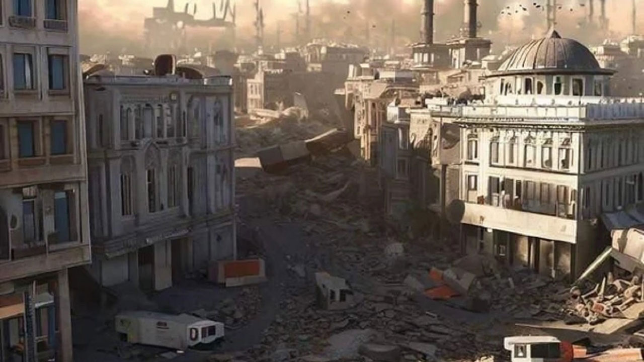 Foto - Görenler dehşete kapıldı! Yapay zekadan İstanbul depremi için ürkütücü çizimler
