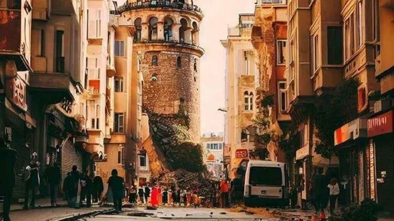 Foto - Görenler dehşete kapıldı! Yapay zekadan İstanbul depremi için ürkütücü çizimler