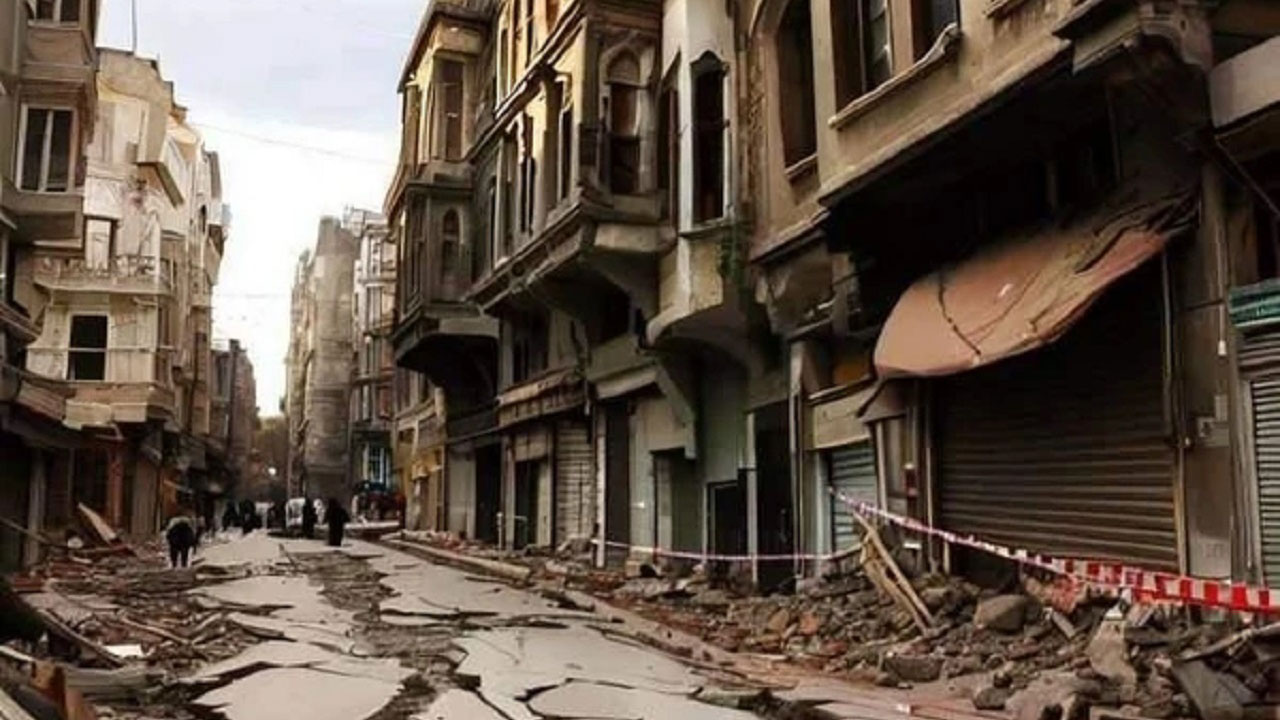 Foto - Görenler dehşete kapıldı! Yapay zekadan İstanbul depremi için ürkütücü çizimler
