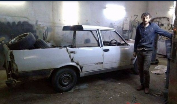Foto - Görenler gözlerine inanamadı! Hurda Tofaş Kartal'ı başka bir modele dönüştürdü