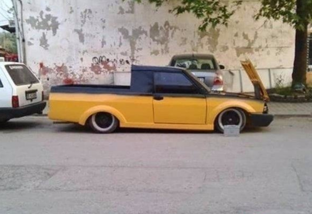 Foto - Görenler gözlerine inanamadı! Hurda Tofaş Kartal'ı başka bir modele dönüştürdü