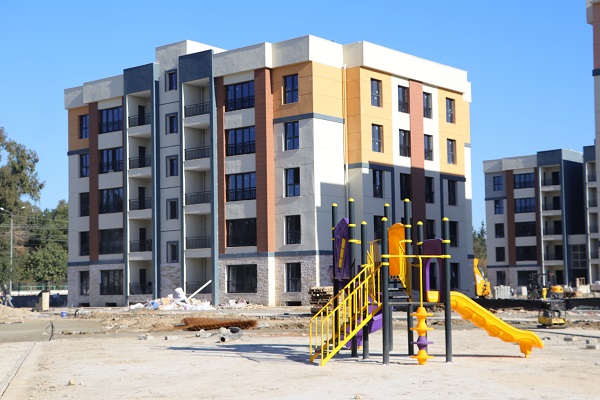 Foto - Görenler hayran kaldı! Konutlarda sona gelindi