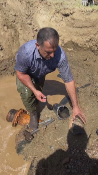 Foto - Görenler hayret etti! O köy bu sebeple susuz kaldı