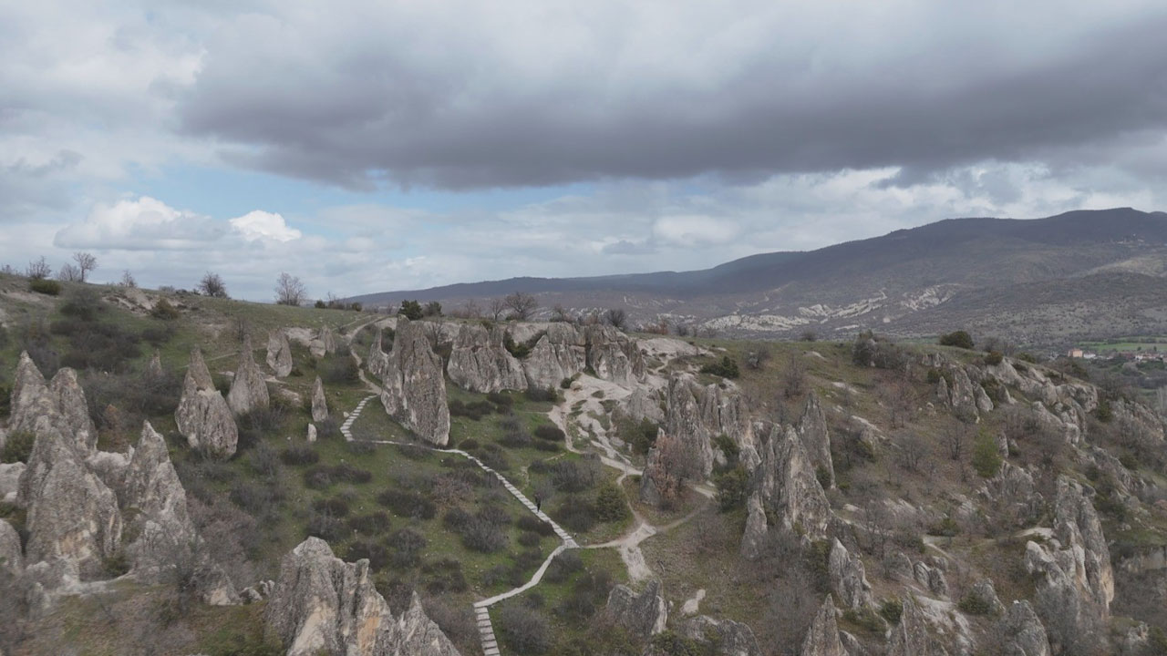 Görenler inanmakta zorlanıyor! Burası Kapadokya değil Ankara