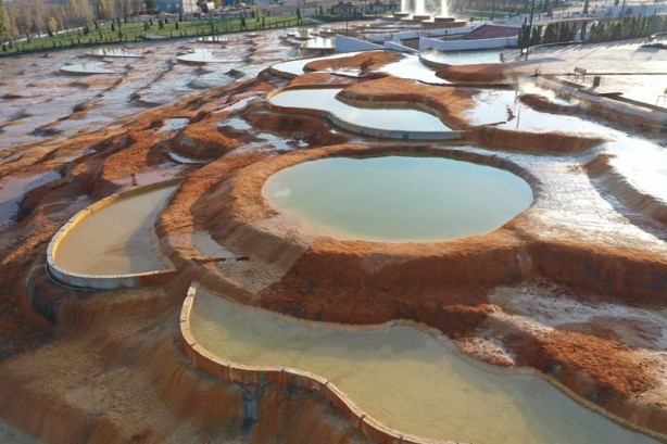 Foto - Görenler Pamukkale sanıyor ama durum çok farklı!