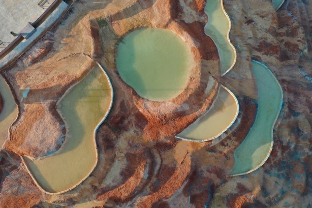 Foto - Görenler Pamukkale sanıyor ama durum çok farklı!