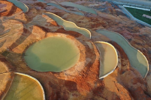 Foto - Görenler Pamukkale sanıyor ama durum çok farklı!