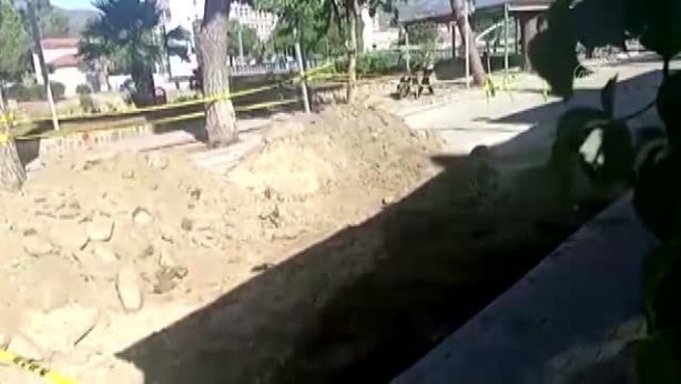Foto - Görenleri heyecanlandırdı! Altyapı çalışmasında dev küp çıktı
