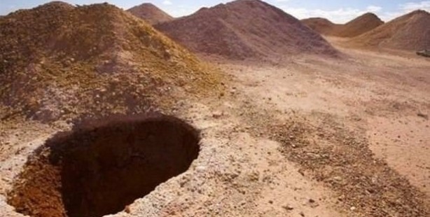 Görenler şaşkına döndü! Deliğin içinden şehir çıktı