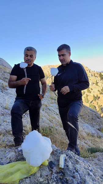 Foto - Görenler şaşkına dönüyor! 2 bin 100 rakımda hayranlık uyandıran o kaya