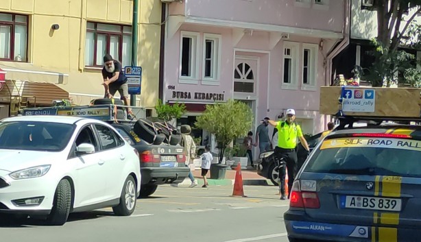 Foto - Görenler şaştı kaldı! Alman'ın Bursa'da yaptığına bakın