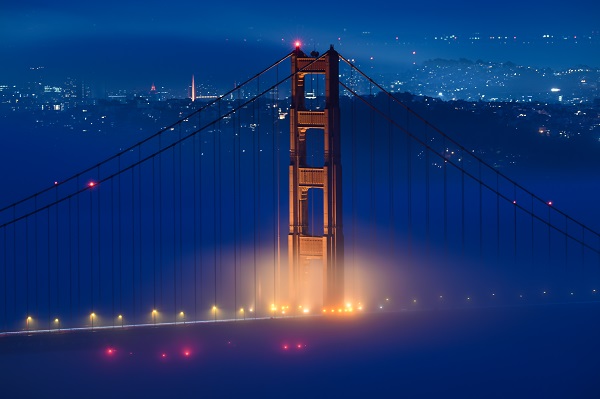 Foto - Görenler şaştı kaldı! Sis ünlü köprüyü böyle yuttu