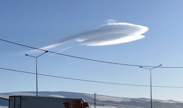 Foto - Görenler telefona sarıldı! Dakikalar sonra kayboldu