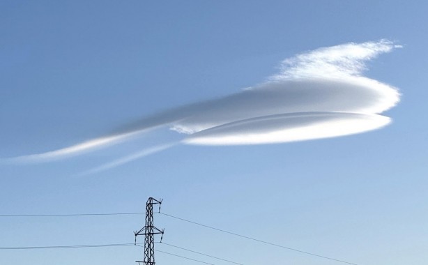 Foto - Görenler telefona sarıldı! Dakikalar sonra kayboldu