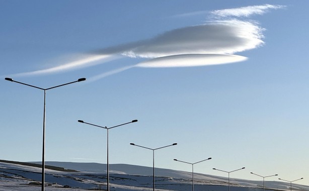 Foto - Görenler telefona sarıldı! Dakikalar sonra kayboldu