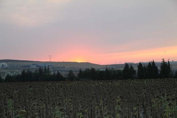 Foto - Görenleri hayran bırakan günbatımı manzarası!